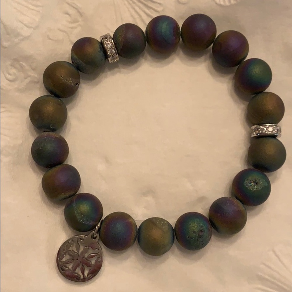 Rustic Cuff Druzy